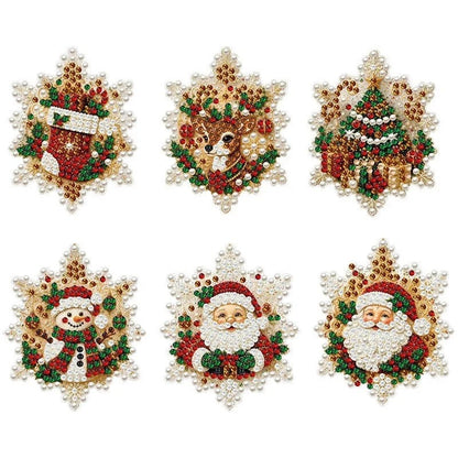 Kit créatif DIY de boules de Noël avec perles et acrylique