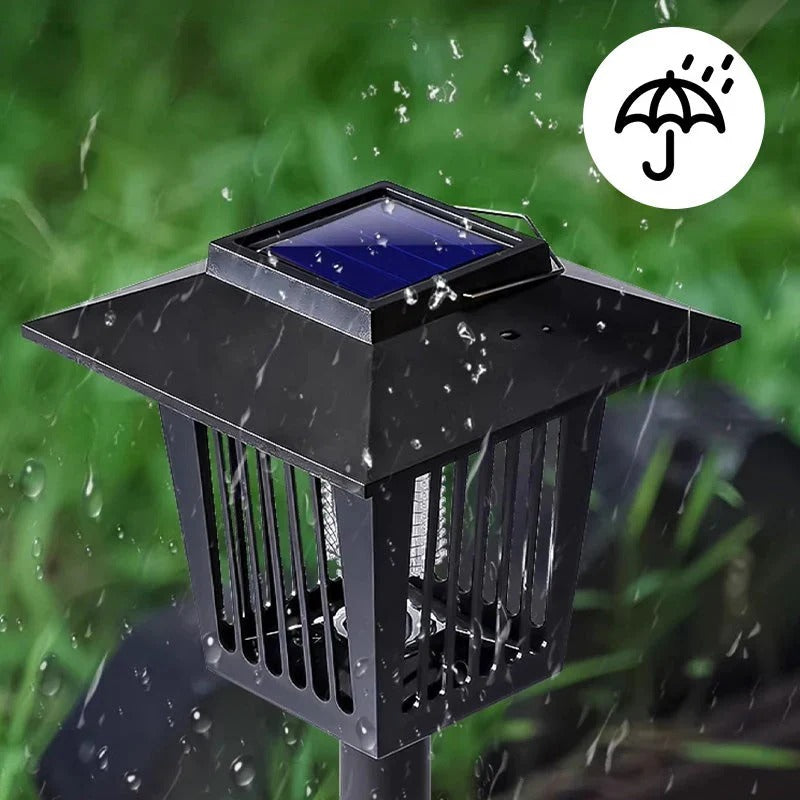 Destructeur d'insectes solaire pour extérieur