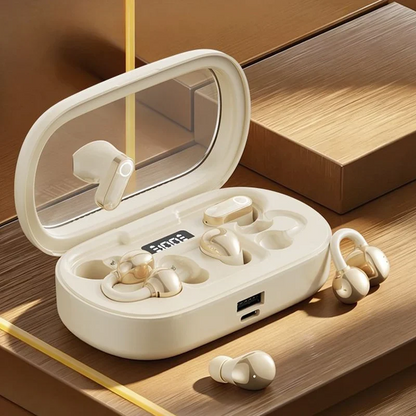 Écouteurs Bluetooth légers avec clips d’oreille pour le sport