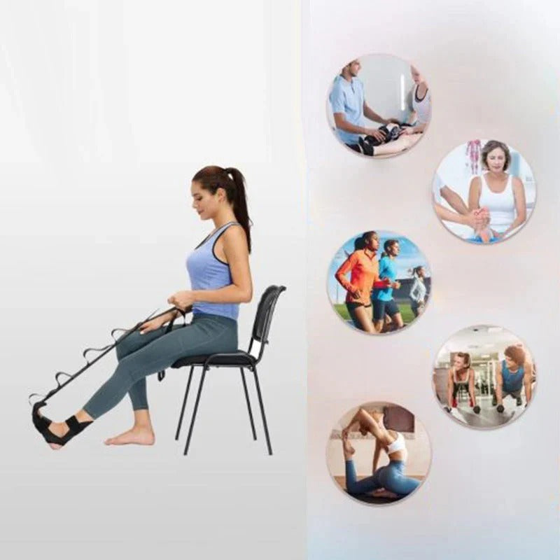 Sangle d’Étirement Multifonction pour les Pieds et les Jambes pour l’Entraînement et la Rééducation