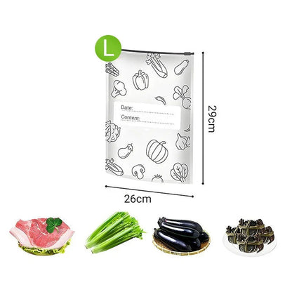 Sachets fraîcheur réutilisables en aluminium avec fermeture hermétique (lot de 10)