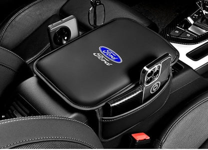 Housse d’accoudoir pour console centrale de voiture avec poches latérales