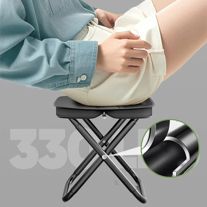Tabouret pliable avec sac de transport pour les déplacements