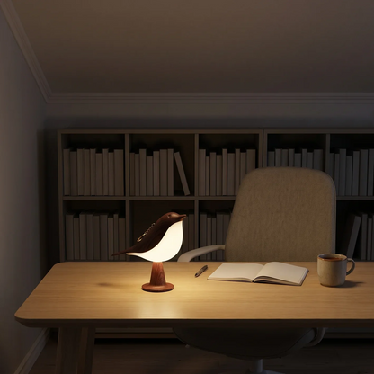 Lampe oiseau sans fil Cora avec variateur tactile