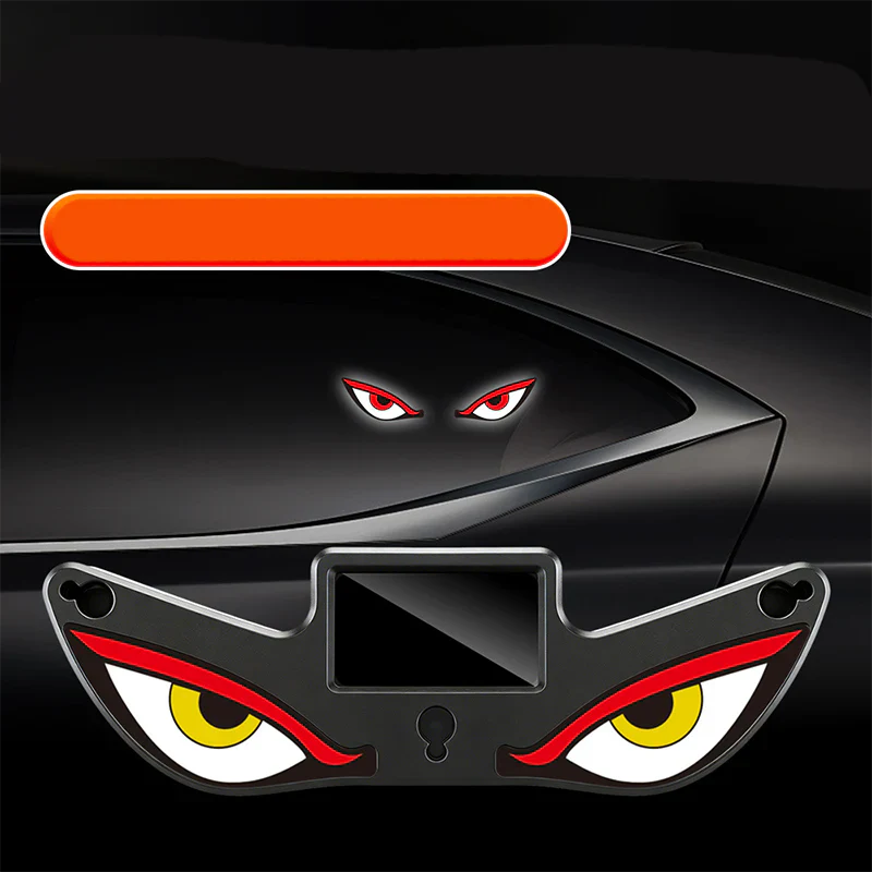 Fräcka solcellsdrivna LED demon eyes
