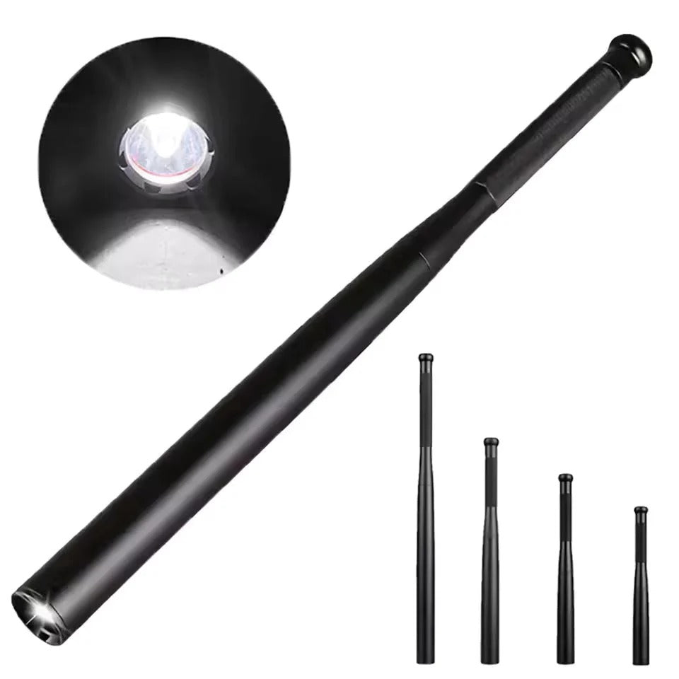 Batte de baseball en aluminium avec lampe torche