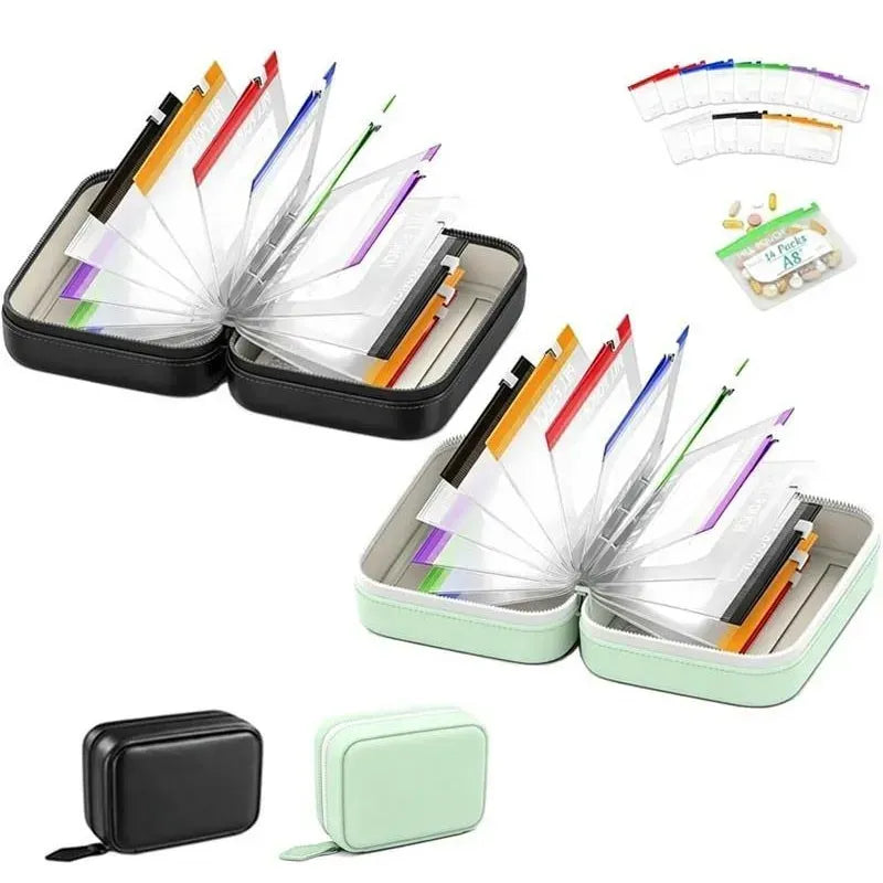 Pochettes étanches pour médicaments avec code couleur