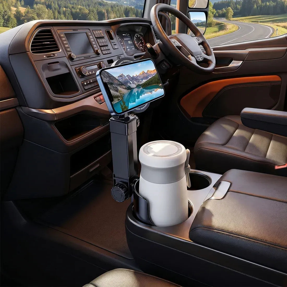 Support de téléphone pour porte-gobelet de voiture