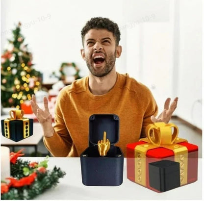 Boîte Cadeau Farce – Surprise avec doigt d'honneur caché