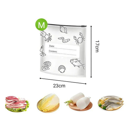 Sachets fraîcheur réutilisables en aluminium avec fermeture hermétique (lot de 10)