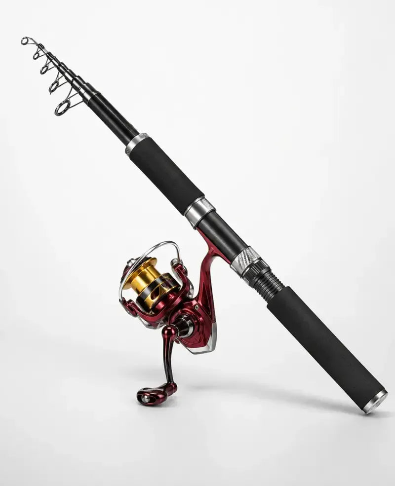 Carbon PocketRod canne à pêche télescopique en fibre de carbone 180 cm