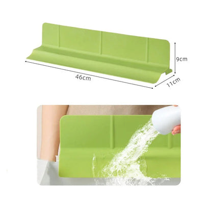 Tapis anti-éclaboussures en silicone pour évier