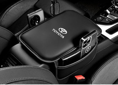 Housse d’accoudoir pour console centrale de voiture avec poches latérales