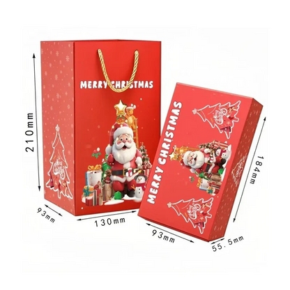 Boîte cadeau de Noël pop-up à effet explosion avec 25 petites boîtes surprises