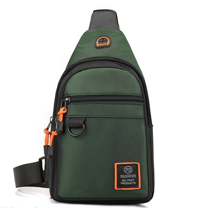 Sac bandoulière imperméable à plusieurs compartiments