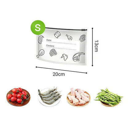 Sachets fraîcheur réutilisables en aluminium avec fermeture hermétique (lot de 10)