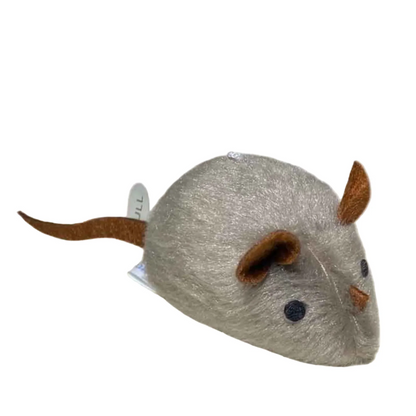 Jouet interactif en peluche réaliste pour chat