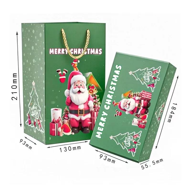 Boîte cadeau de Noël pop-up à effet explosion avec 25 petites boîtes surprises
