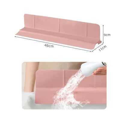 Tapis anti-éclaboussures en silicone pour évier