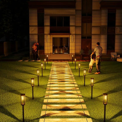 Éclairage Solaire pour Jardin – Design Rétro, 12 à 14 Heures d'Éclairage & Étanchéité IP65