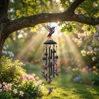 Carillon commémoratif vintage en métal pour le jardin