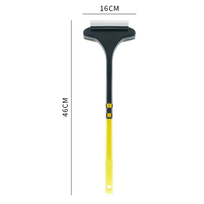 Brosse multifonction 2-en-1 pour vitres et moustiquaires