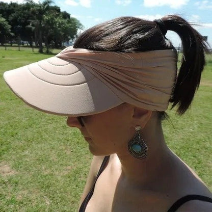 Visière de plage pour femme