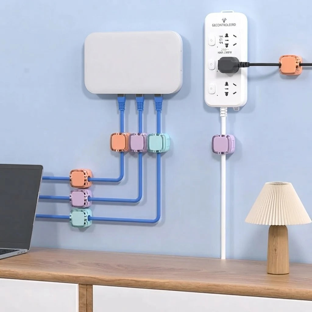 Clip de câble adhésif pour surfaces lisses