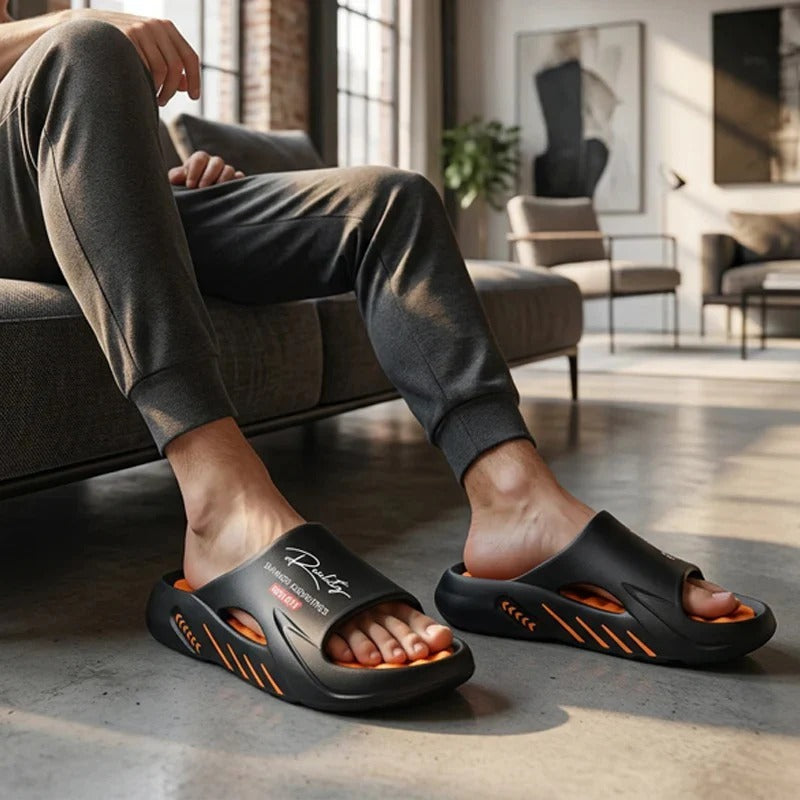 Claquettes nuage pour homme avec semelle épaisse antidérapante