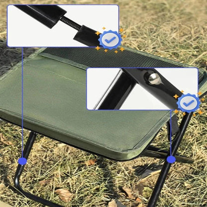 Tabouret pliable avec sac de transport pour les déplacements