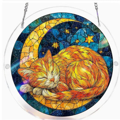 Puzzle Suspendu en Acrylique avec Attrape-Soleil de 83 Pièces