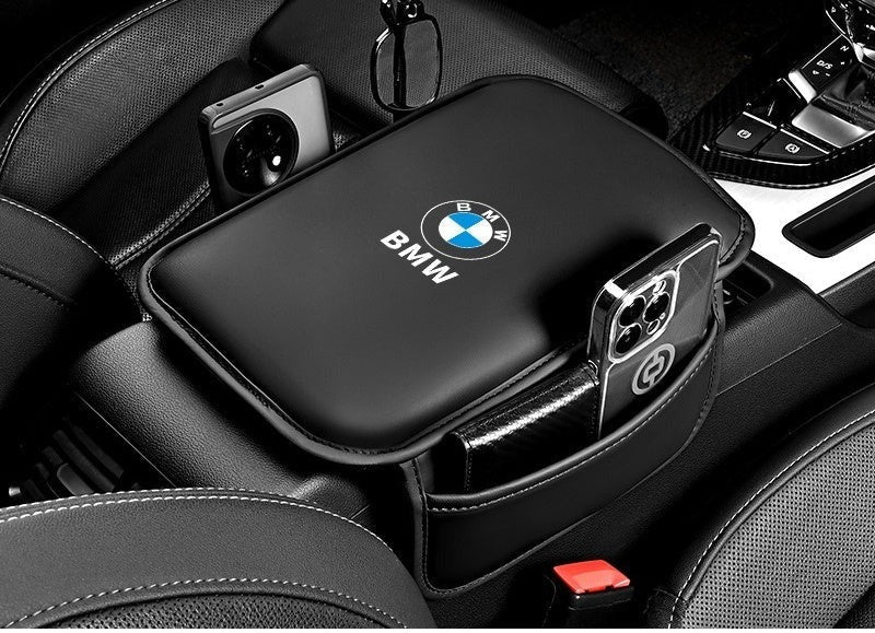 Housse d’accoudoir pour console centrale de voiture avec poches latérales