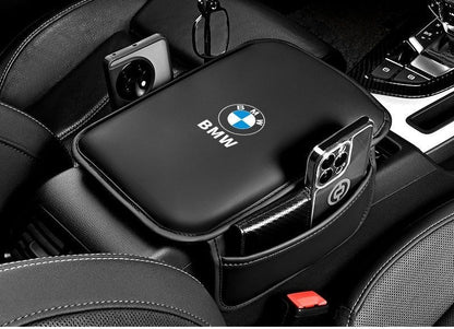 Housse d’accoudoir pour console centrale de voiture avec poches latérales