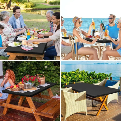 Housse de table extensible – convient pour tables de 120, 180 et 240 cm