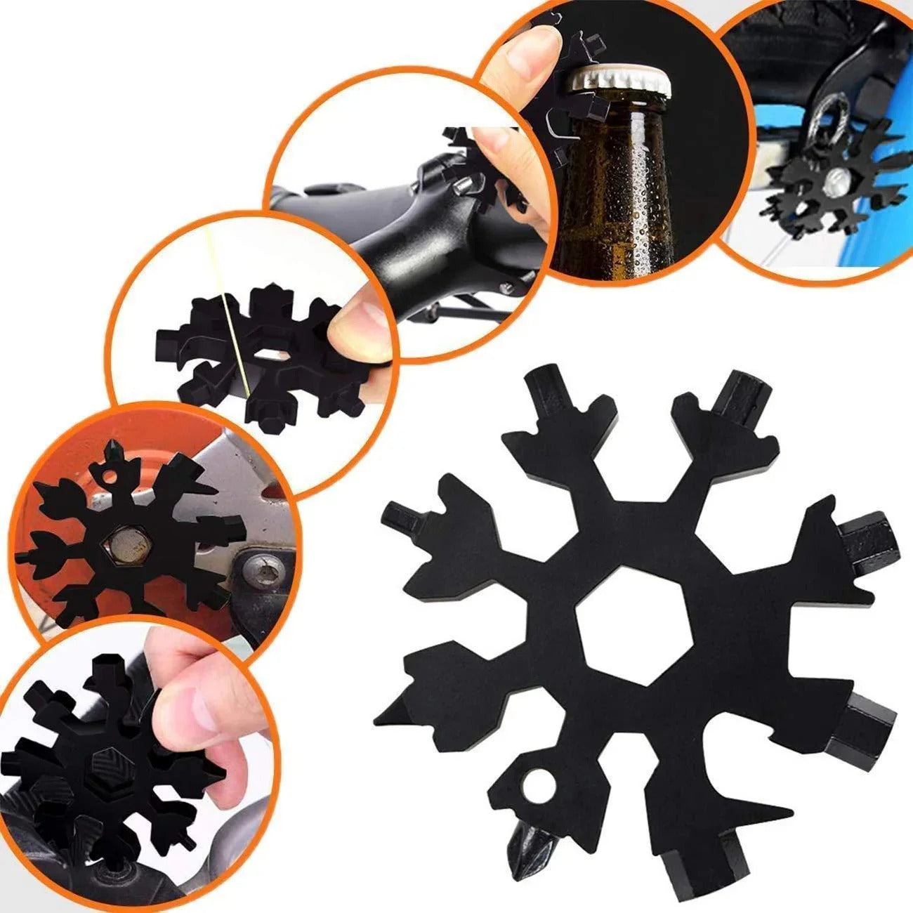 Outil Fidget Flocon de Neige Multifonction