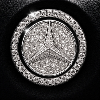 Anneau en strass pour bouton de démarrage de voiture