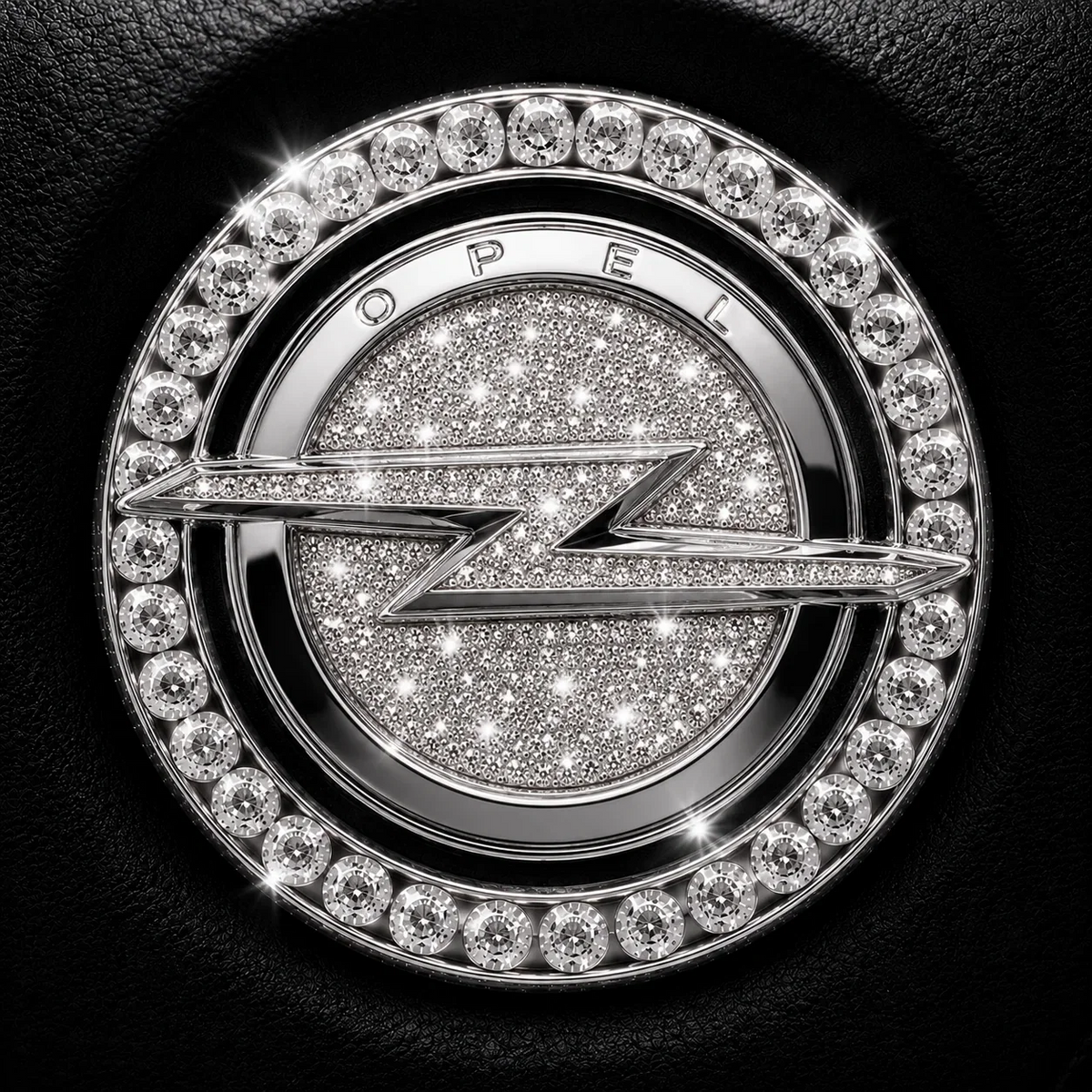 Anneau en strass pour bouton de démarrage de voiture