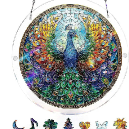 Puzzle Suspendu en Acrylique avec Attrape-Soleil de 83 Pièces