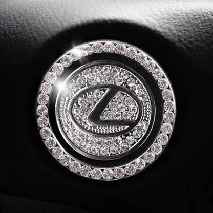 Anneau en strass pour bouton de démarrage de voiture