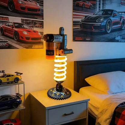 Amortisseur réglable avec lampe LED
