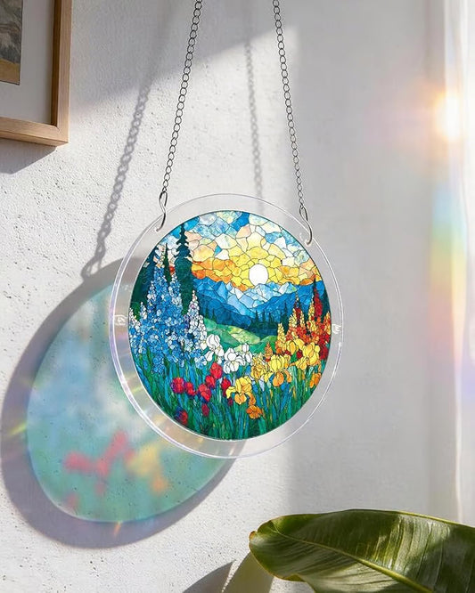 Puzzle Suspendu en Acrylique avec Attrape-Soleil de 83 Pièces