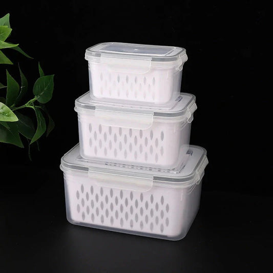 Boîte de conservation de fruits avec passoire amovible – pour rincer et éviter le ramollissement