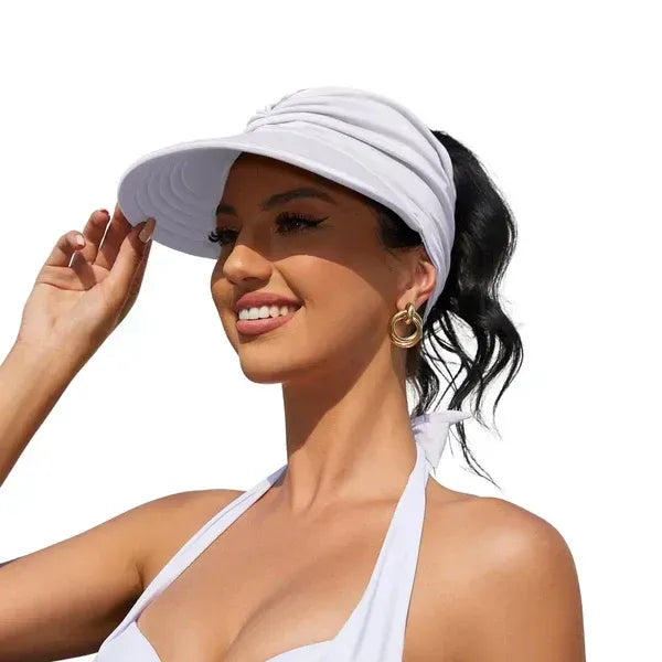Visière de plage pour femme