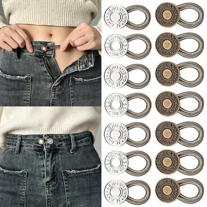 Rallonges de bouton en métal pour pantalon lot de 10