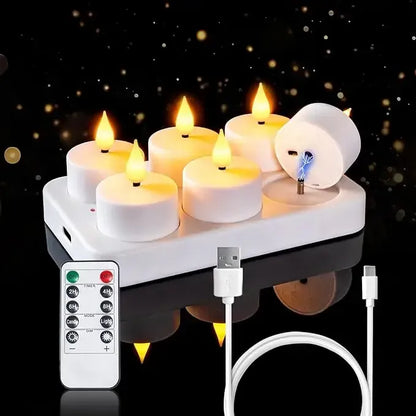 Bougies LED rechargeables