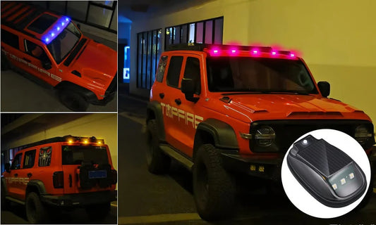 Éclairage de toit RGB solaire pour voiture