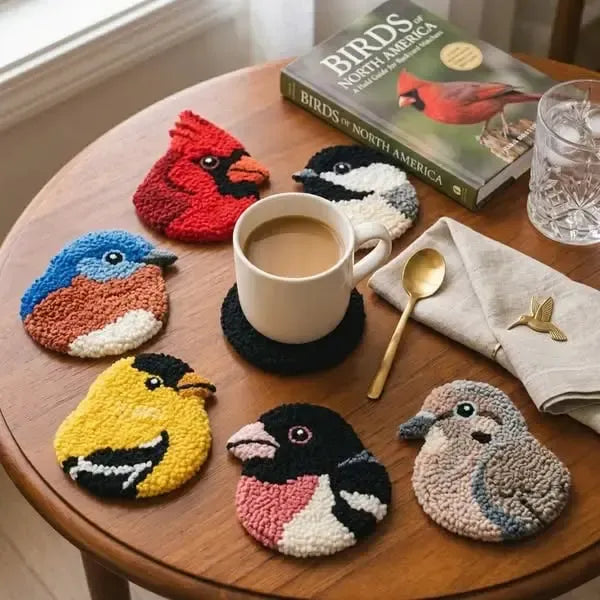 Kit de broderie DIY créatif pour dessous-de-verre