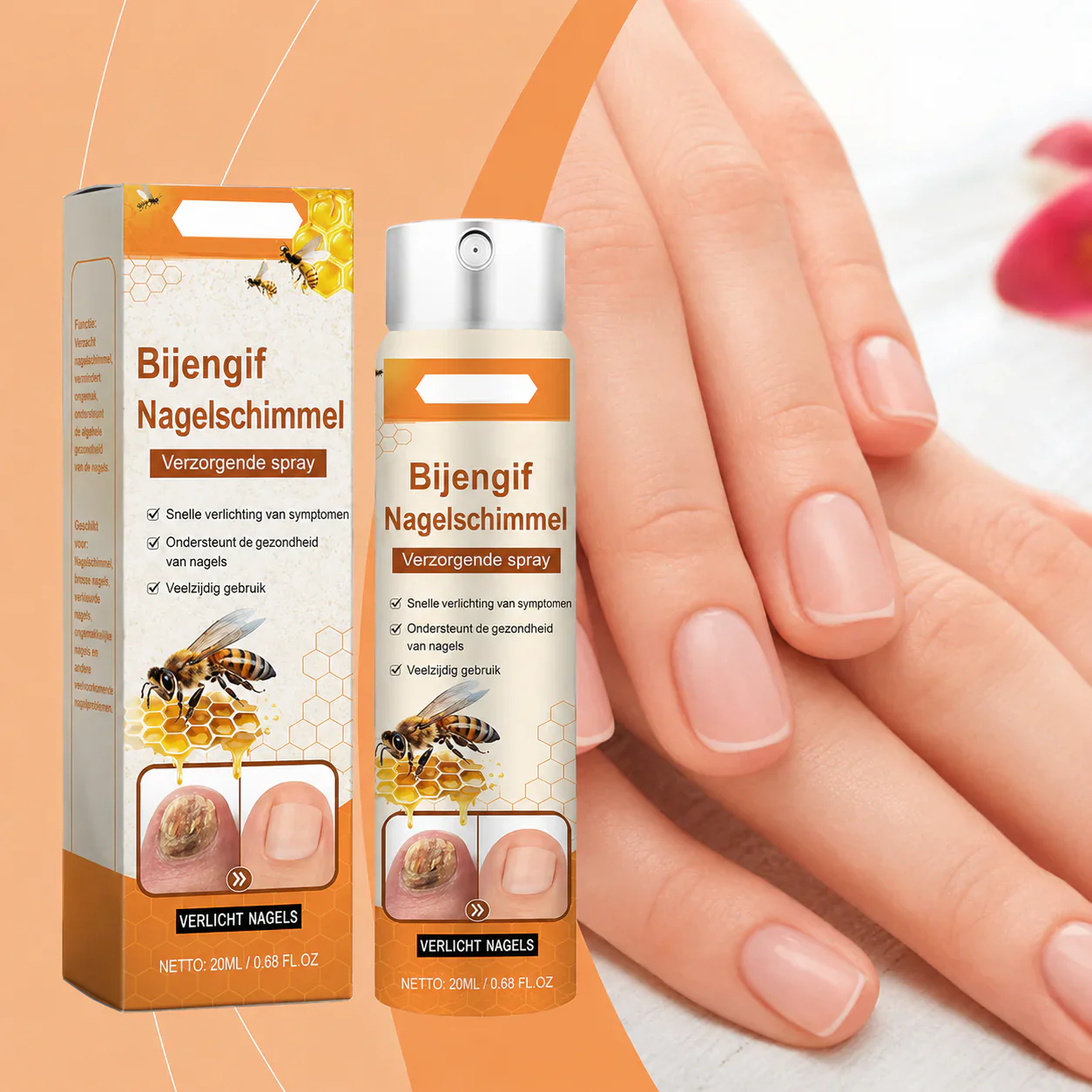 Spray pour les ongles au venin d'abeille – soin efficace pour vos ongles