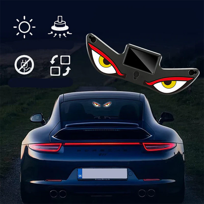 Fräcka solcellsdrivna LED demon eyes