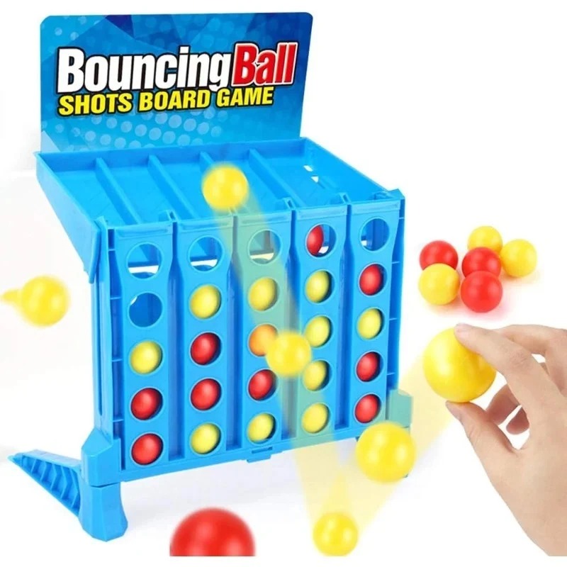 Jeu de rebond 4 en ligne avec balles